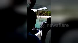 Newsflare Edit - Italian man and the Mentawai Islands People's Representative Council quarreled on each boats