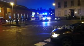 Ambulance at night