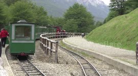 Train of the End of the World at National Park Station