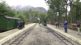 Train of the End of the World - locomotive moving to other end of train
