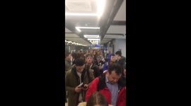 St Patrick's Delay - huge queue to exit Dublin airport due to runway incident