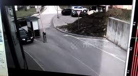 Man knocked down by parking ramp