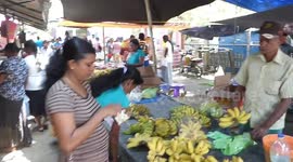 The Colourful food Market in Ranna  -  Sri Lanka