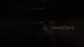 Newsflare Edit - Night Time Take Off From London Heathrow (Time Lapse)