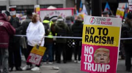 Stand Up To Racism Demonstration In Central London March 2018