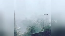 Newsflare Edit - Crazy Snow Storm In Manchester