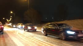 Mini Beast from the East causes delays on major Sheffield road