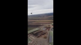 Perfect landing in Berlin, airport Tegel