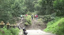 cliff as high as 80 meters in tourist area of bromo avalanche landslide