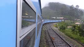 Panoramic train ride from Kandy to Ella in Sri Lanka