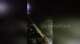 Newsflare Edit - Hundreds of Giant Squid were caught by Indonesian Fishermen