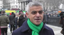London St Patrick's Day Festival 2018 in Trafalgar Square