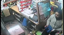 Armed robber threatens staff at gunpoint