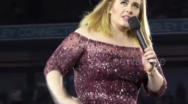 Adele Funny talks about the  Skyfall Video - Wembley June 28, 2017