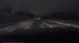 Late night in the snow