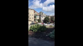 Police chase near Alamo Square San Francisco