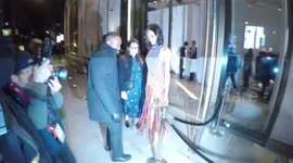 Jourdan Dunn leaves Mayfair event