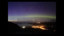Spectacular aurora borealis puts on show over Scotland