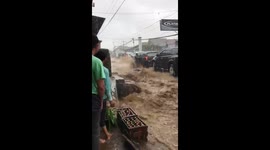 Dramatic floods in Indonesia