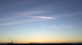 Spring Equinox sunrise over Ormskirk 2018