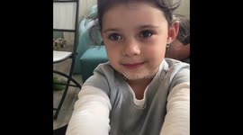Offended four year old tells her story