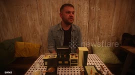 World's first tiny cookery school opens, serving bite-sized foods cooked over a tealight