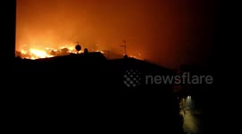 Podgora fire in forest 18.6.2017 around 3:45 am