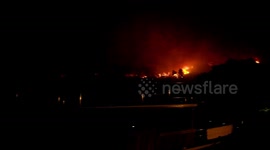 Podgora fire in forest 18.6.2017 around 3:30 am
