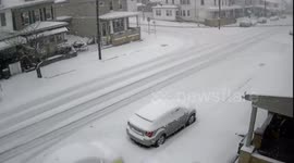 snowing