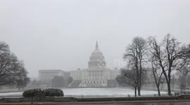 Washington, D.C. covered in snow on first full day of spring
