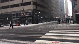 Snow storm turns Philadelphia into a ghost town