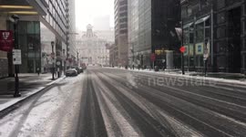 East Coast Snow Storm Hits Philadelphia