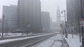 East Coast Snow Storm Hits Philadelphia