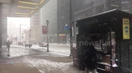East Coast Snow Storm Hits Philadelphia