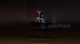 Newsflare Edit - Ballymun Metro Hotel On Fire