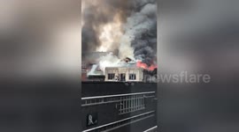 Huge fire breaks out in Glasgow city centre