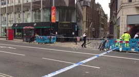 Police close New Oxford Street in London