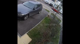 Car crash caught on CCTV