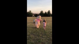 One of a kind Gender Reveal using Baby costume!!!!!