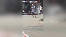 Newsflare Edit - The man drinks too much alcohol