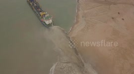 Land reclamation in Sri Lanka by Chinese company