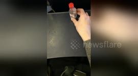 Newsflare Edit - Useless tray table in flight