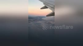 Newsflare Edit - Croatia, Split, fires july 2017 airplane view