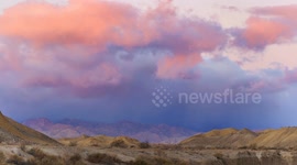 Mystic Clouds: Split Mountain In the Anza-Borrego Desert Timelapse