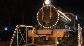 Vintage Trains at the River Kwai,Thailand