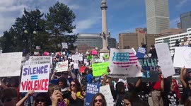 Crowd chants ‘this is what democracy looks like’ at Denver rally