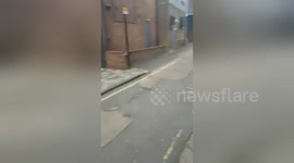 Newsflare Edit - Hilarious David Attenborough commentary to couple filmed having sex behind wall in broad daylight