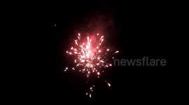 New Year Eve firework 2018