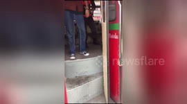 Newsflare Edit - Police catch students carrying weapons on bus