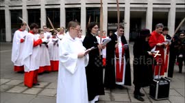 Palm Sunday parade at London’s St Martin-in-the-Fields